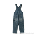 Commerce de gros Custom Man Jumpsuit Pantalon Denim Jumpsuit